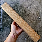 Flame Satinwood Blank 54X410X44mm Turning Projects & Pool Cue,Axe Handle #1062