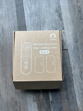 Mimofpet Wireless Dog Fence Dog Training Collars 2 Pack Rechargeable