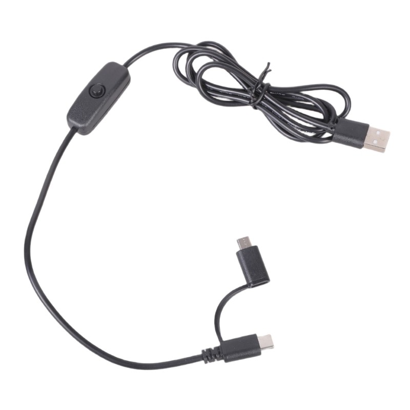 On Off Control Charging Cable USB to Type C & USB for Various ...
