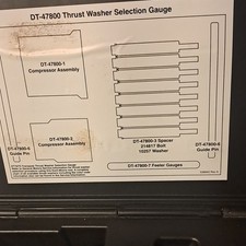 Dt- 47800 Shim Selection Tool Kit Kent-moore Spx