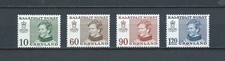 GROENLAND - 1973 YT 72 à 73 et 78 à 79 REINE MARGRETHE - TIMBRES NEUFS** MNH