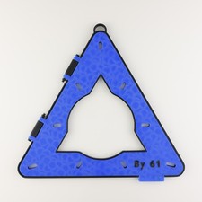 Outsville AccuRack Carry Case Hard Template Sheet Holder/Carrier 10 Ball Blue 