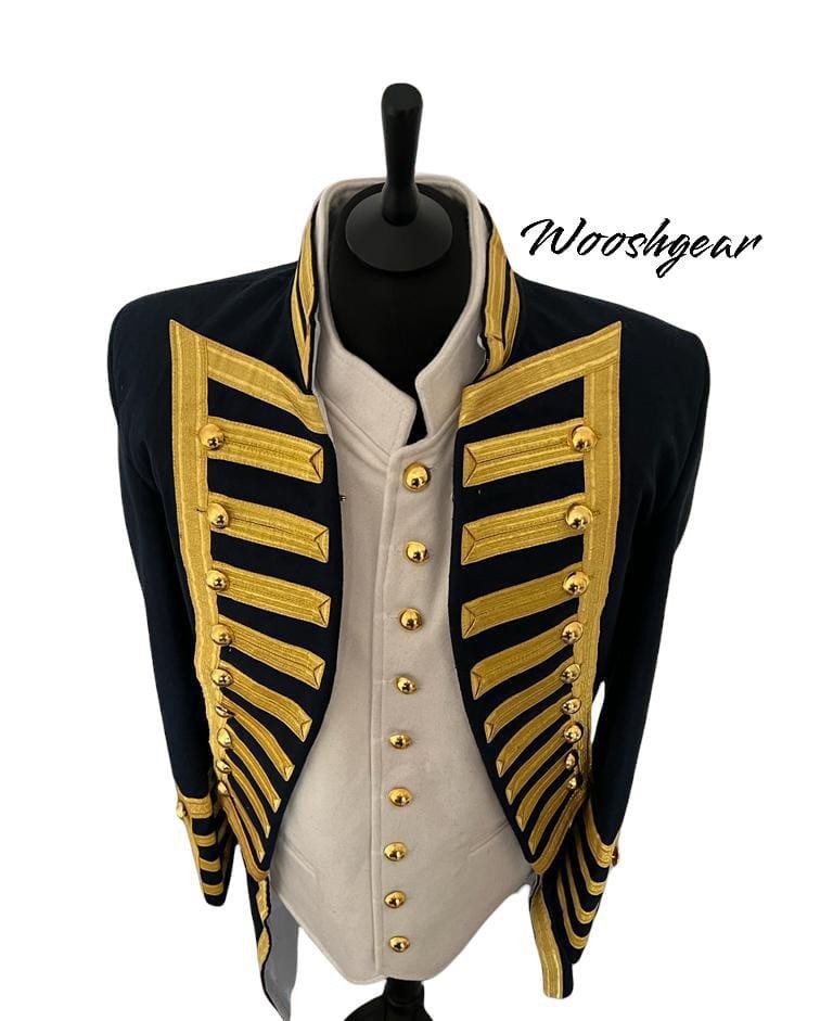Cappotto Frock Capitano Ammiraglio con Gilet foto 6