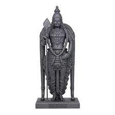 Arulmigu Murugan Statue Batu Caves Malaysia 10.16cm Black 3D Printed Office