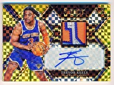 2022-23 Select Trevor Keels RPA Gold Prizms Patch Auto Rc #RJA-TVK (10/10)