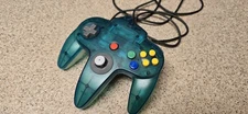 Nintendo N64 Clear Ice Blue Controller - OEM TIGHT STICK Japan Variant Funtastic