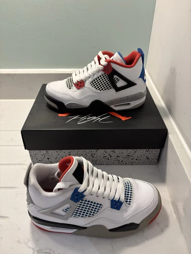 Taglia 3 Jordan 4 Retro SE Mid What The Indossato una volta come da foto
