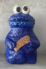 Vintage Cookie Monster Cookie Jar 1970s Sesame Street Ceramic 970