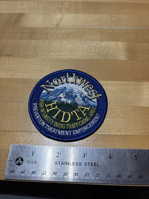 #ad #ad NORTHWEST HIDTA HIGH INTENSITY DRUG TRAFFICKING AREA TASK FORCE PATCH $10.00