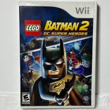 LEGO Batman 2 DC Super Heroes Nintendo Wii Complete CIB Authentic