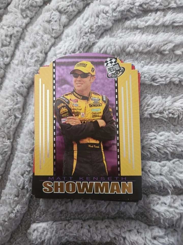 2004 Press Pass Nascar Showman 12 Card Die Cut Set - Image 3 of 4