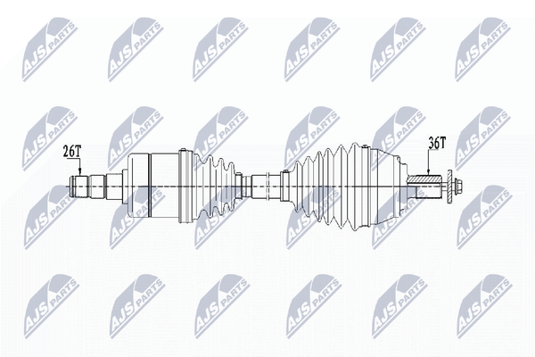 Antriebswelle NTY NPW-VV-131 FüR Volvo V40 525-image