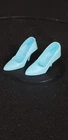 VINTAGE BARBIE ORIGINAL LIGHT BLUE CLOSED-TOED PUMPS SHOES EXCELLENT