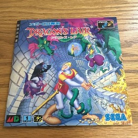 Dragon's Lair Mega-CD Japanese Complete Set Collectible 15+