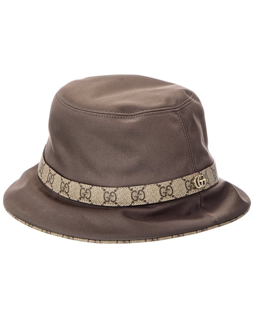 Gucci Double G Bucket Hat Womens Beige S 78090₽