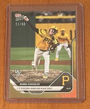 2025 TOPPS NOW #592 BUBBA CHANDLER - NUMBERED 23/50 GOLD PARALLEL