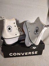 Converse Run Star Hike platform canvas high-top sneakers Men 5 /Wo's 6.5