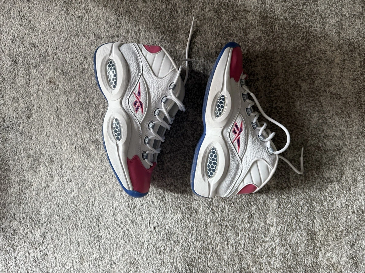 ① 未使用 Reebok × ERIC EMANUEL QUESTION MID Reebok Question Mid Eric Emanuel Pink Toe 2020 Size 9 Used Rare