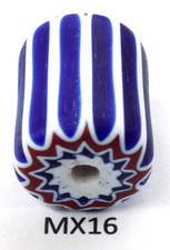 NICE Traditional Antique Venetian Chevron Trade Bead African MX16 Bg 88