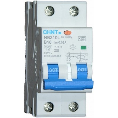 nb310l-c20 chint rcbo 20a c kurve typ a 2 polig