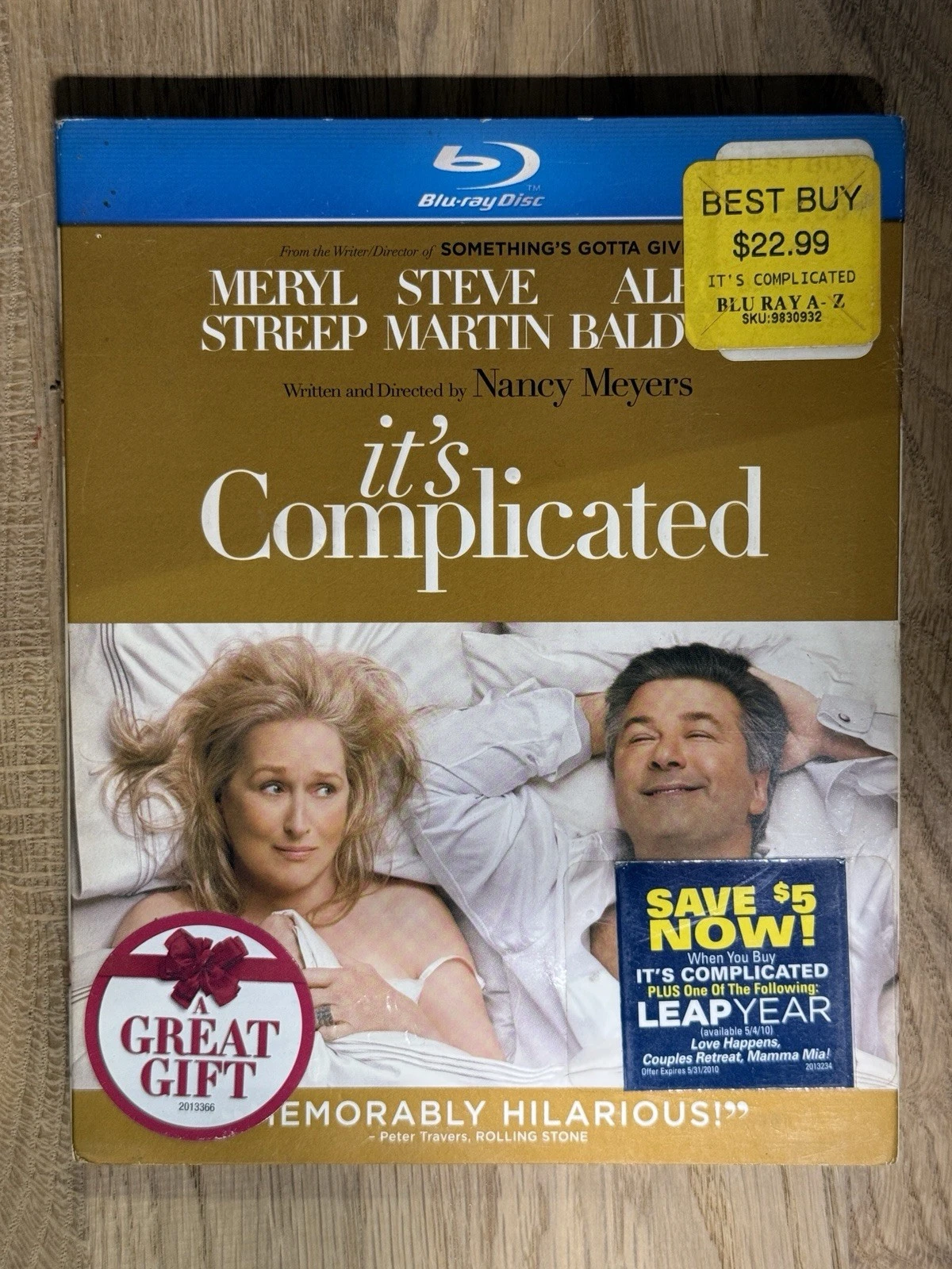 It's Complicated (DVD, 2009) Meryl Streep, Alec Baldwin, Steve Martin