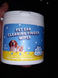 PET EAR CLEANING FINGER WIPES