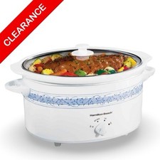 NEW Hamilton Beach 7 Quart Oval Slow Cooker Lid Latch Dishwasher Safe Keep Warm