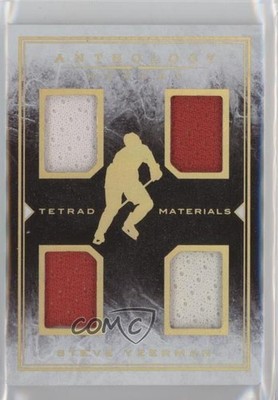 2015-16 Panini Anthology Tetrad Materials Holo Gold 19/49 Steve Yzerman HOF 0a1