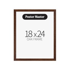 Poster Master 18"x24" Dark Brown Wood Frames - 18x24 Poster Frames - Frame fo...
