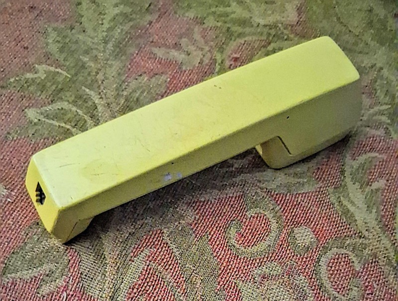 Vintage Bell System Western Electric Handset Yellow