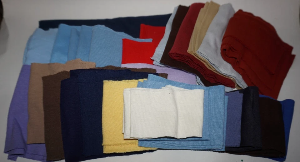 1lb. 8oz Bag, Variety of Widths, Lengths & Colors, Stretchable, Jersey Fabric - Image 3 of 3