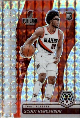 2023-24 Panini Mosaic Introductions Mosaic #18 Scoot Henderson - BSK