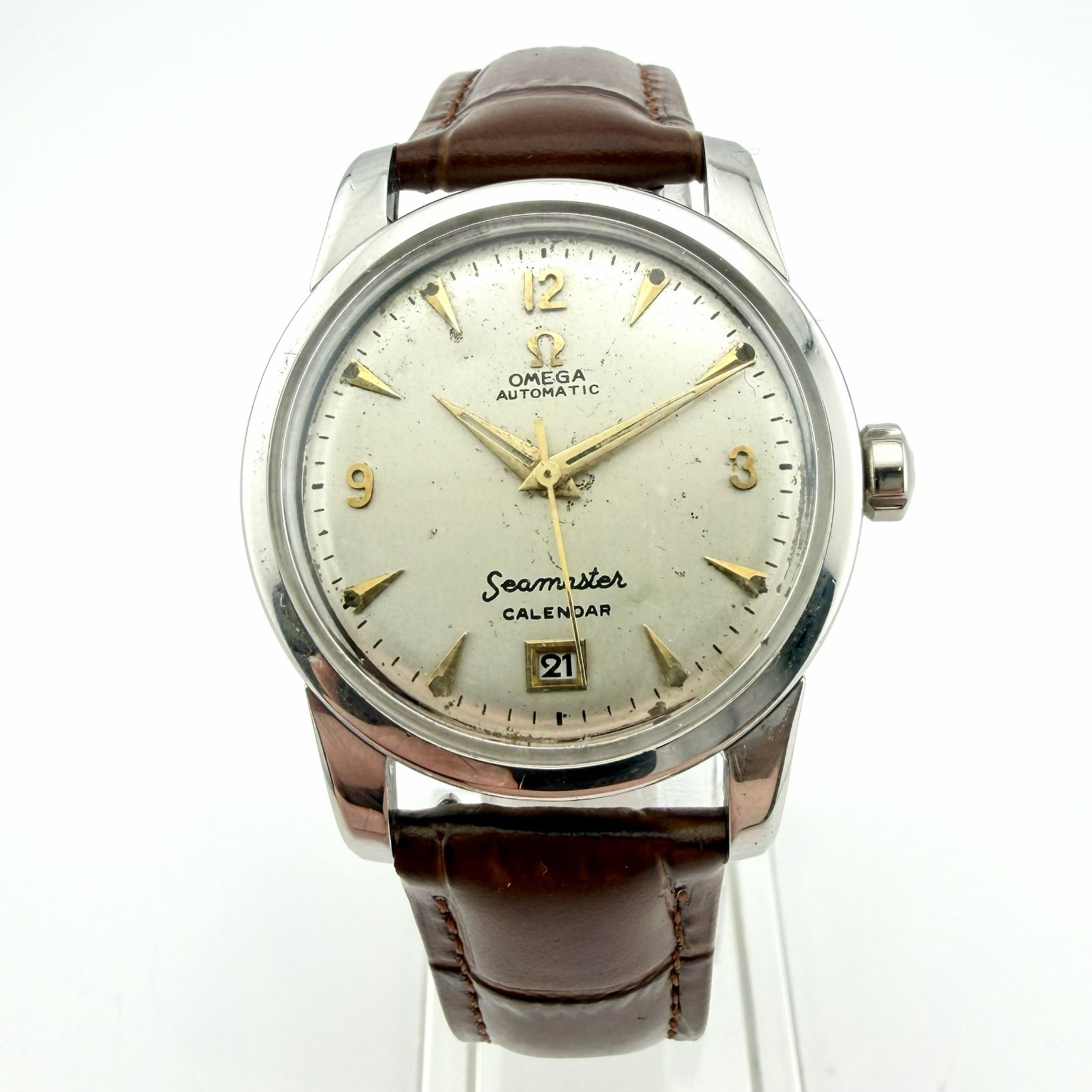 OMEGA SEAMASTER CALENDER DATE STAINLESS STEEL