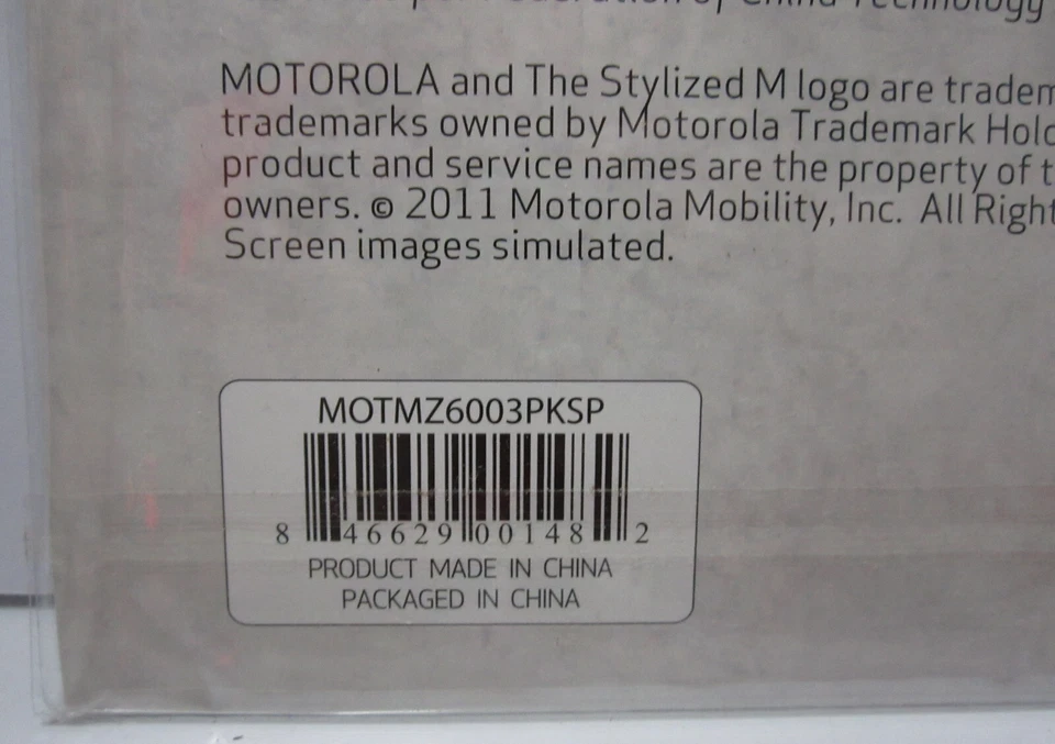 Motorola Xoom Tablet Display Screen Protector MOTMZ600   New - Image 3 of 4
