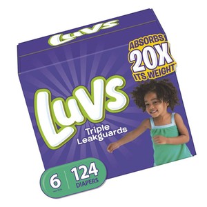 luvs ultra leakguards diapers size 6