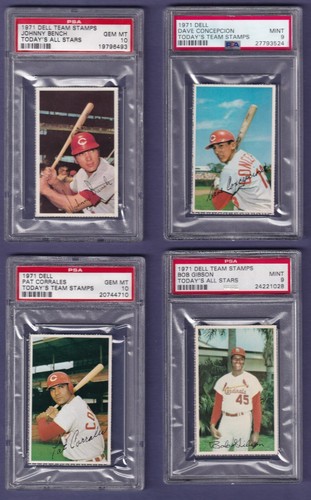 1971 Dell Stamps Baseball PSA 8, 9, 10 * You Pick *