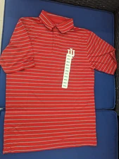 Champion Polo Golf Summer Indiana University Hoosiers Red Size Small