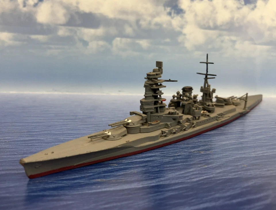 Konishi Kon-103 NAGATO 1/1200-1/1250 Acorazado Japón Segunda Guerra Mundial Waterline modelo metálico Foto 3 de 4