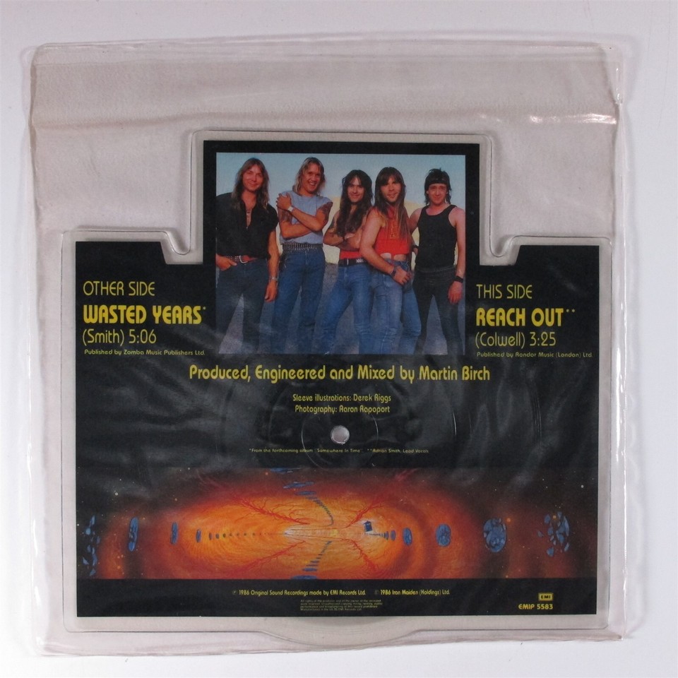 IRON MAIDEN Somewhere In Time CAPITOL LP promo p eBay