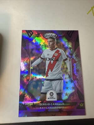 2022 Panini Chronicles Base La Liga Certified Purple Astro Sergio Camello #138