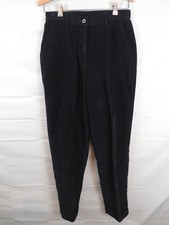 Vintage L. L. Bean Black Corduroy Pants Size 8 regular 29X30
