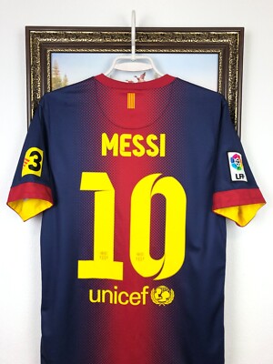 Barcelona Home football shirt 2012 Soccer #10 Messi Nike Jersey