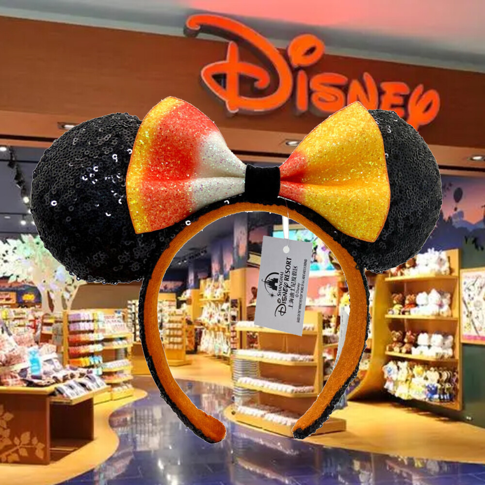 Disney Parks Candy Corn Sequin Ears Halloween Candy Corn DisneyParks Minnie Ears Sequins  main image 3