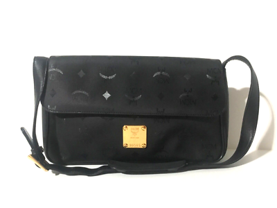 MCM ヴィンテージレザー ブラック ミニバックパック Designer Leather