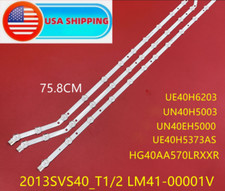 LED backlight strips For Samsung UH40H6203AF 2013SVS40 BN96-28766A BN96-28767A