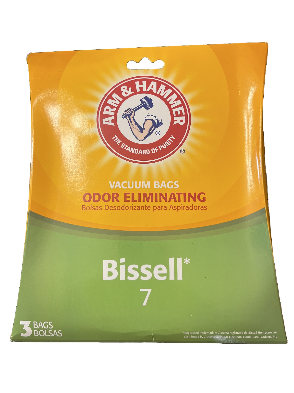 Arm & Hammer Bissell 7 Odor Eliminating 3 Pack Vacuum Bags 62615G