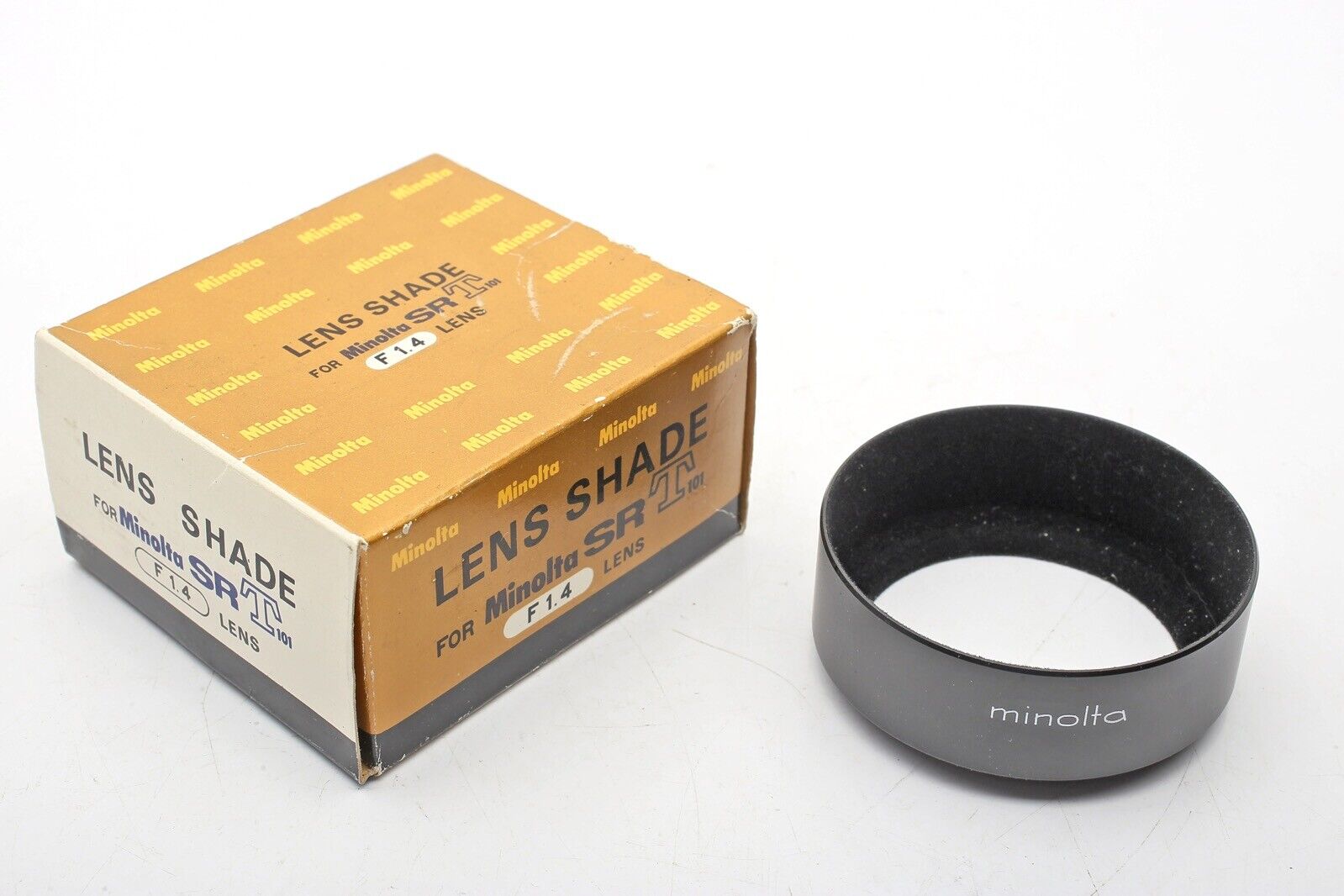 Minolta D55NA METAL 58mm+50mm f1.4+ Lens Shade 55mm Screw On Len