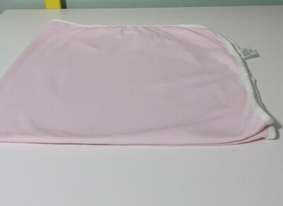 BABY BLANKET TINY LITTLE WONDERS PINK BABY BLANKET PASTEL 100% COTTON