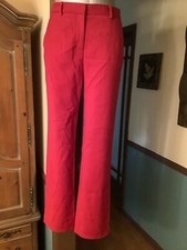 Adam Lippes Red Cigarette Pants 2 NWOT MSRP $995 Made In USA