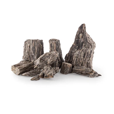 TM AQUATIX Aquarium Rock Natural Fish Tank Stone Slate Decoration Ornament WOOD STONE